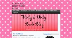 Desktop Screenshot of flirtyanddirtybookblog.com